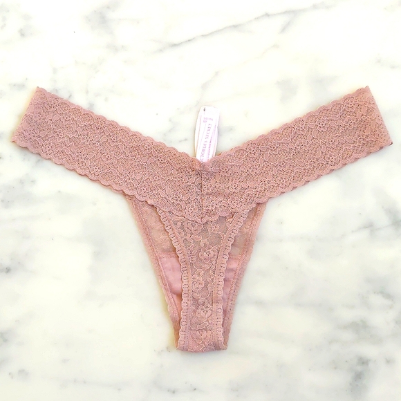 NWT. Victoria's Secret All Lace Thong Panty. - Picture 2 of 4
